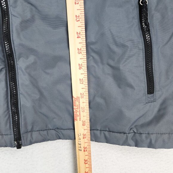 Columbia Jacket Mens Large Gray Thermal Coil Hooded Windbreaker Full Zip Casual - Picture 6 of 11